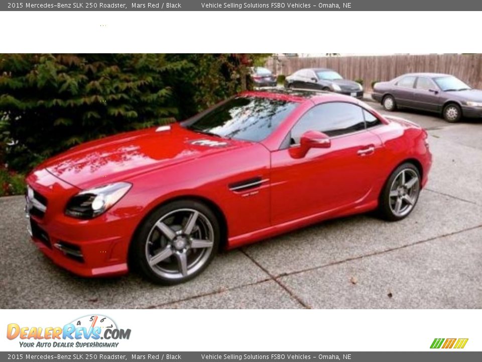 2015 Mercedes-Benz SLK 250 Roadster Mars Red / Black Photo #1