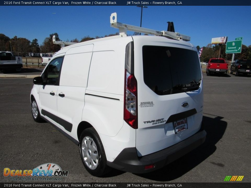 2016 Ford Transit Connect XLT Cargo Van Frozen White / Charcoal Black Photo #3