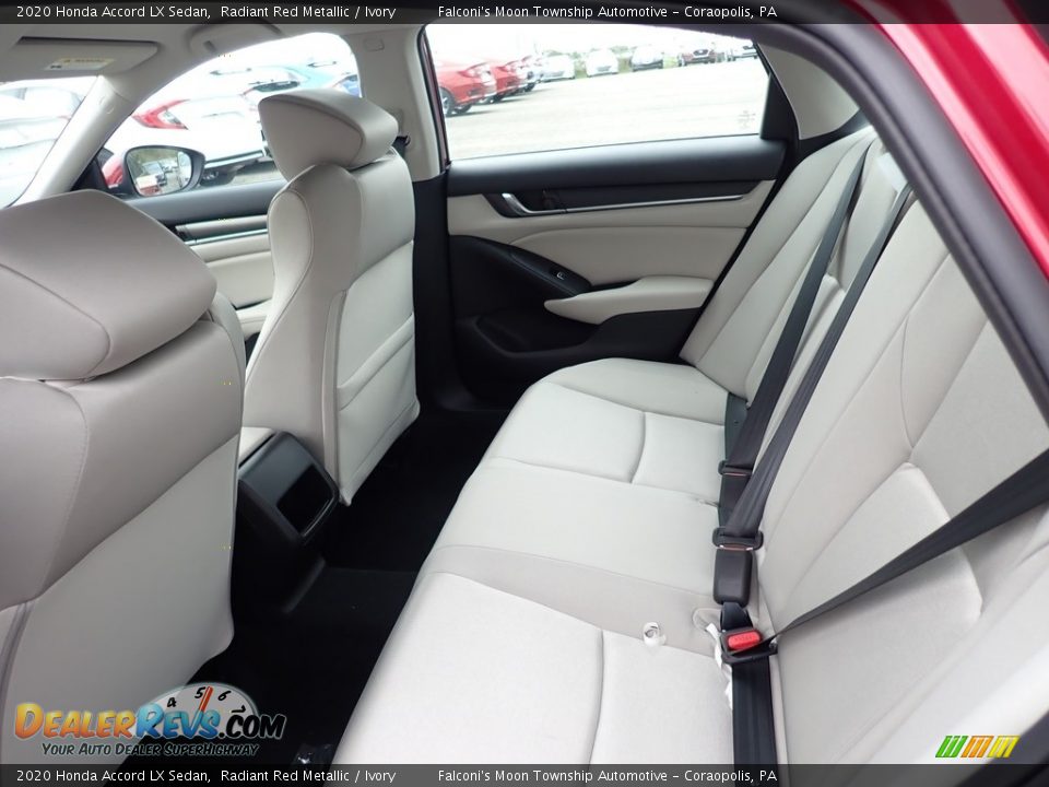 2020 Honda Accord LX Sedan Radiant Red Metallic / Ivory Photo #10