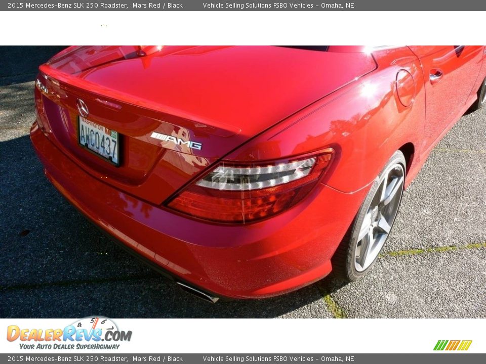 2015 Mercedes-Benz SLK 250 Roadster Mars Red / Black Photo #4