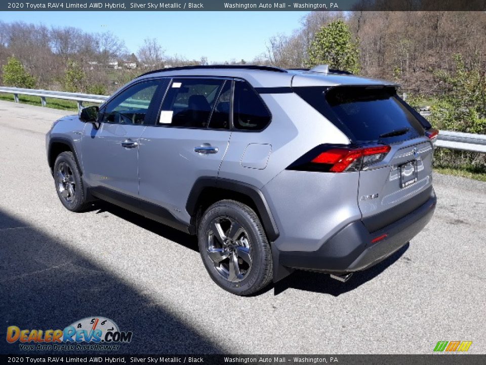 2020 Toyota RAV4 Limited AWD Hybrid Silver Sky Metallic / Black Photo #2