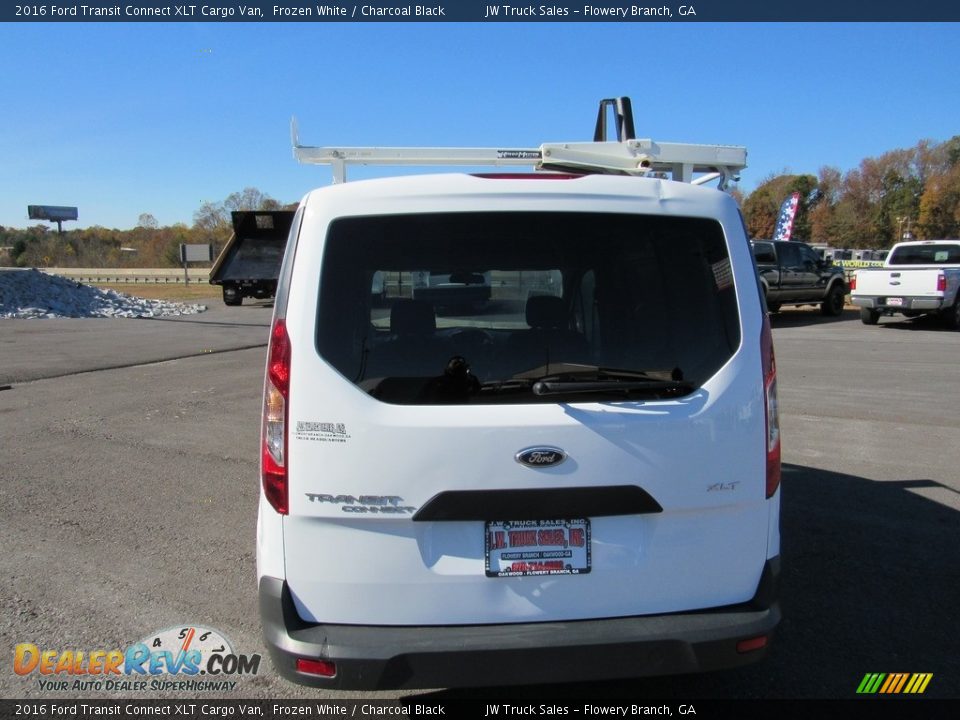 2016 Ford Transit Connect XLT Cargo Van Frozen White / Charcoal Black Photo #4