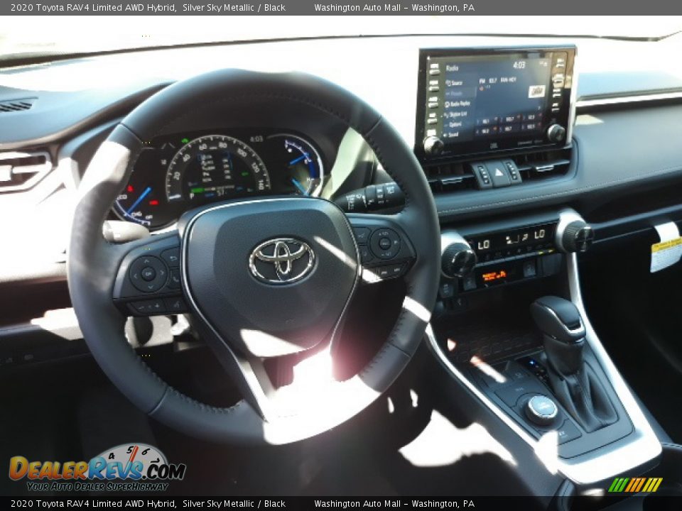 2020 Toyota RAV4 Limited AWD Hybrid Silver Sky Metallic / Black Photo #3