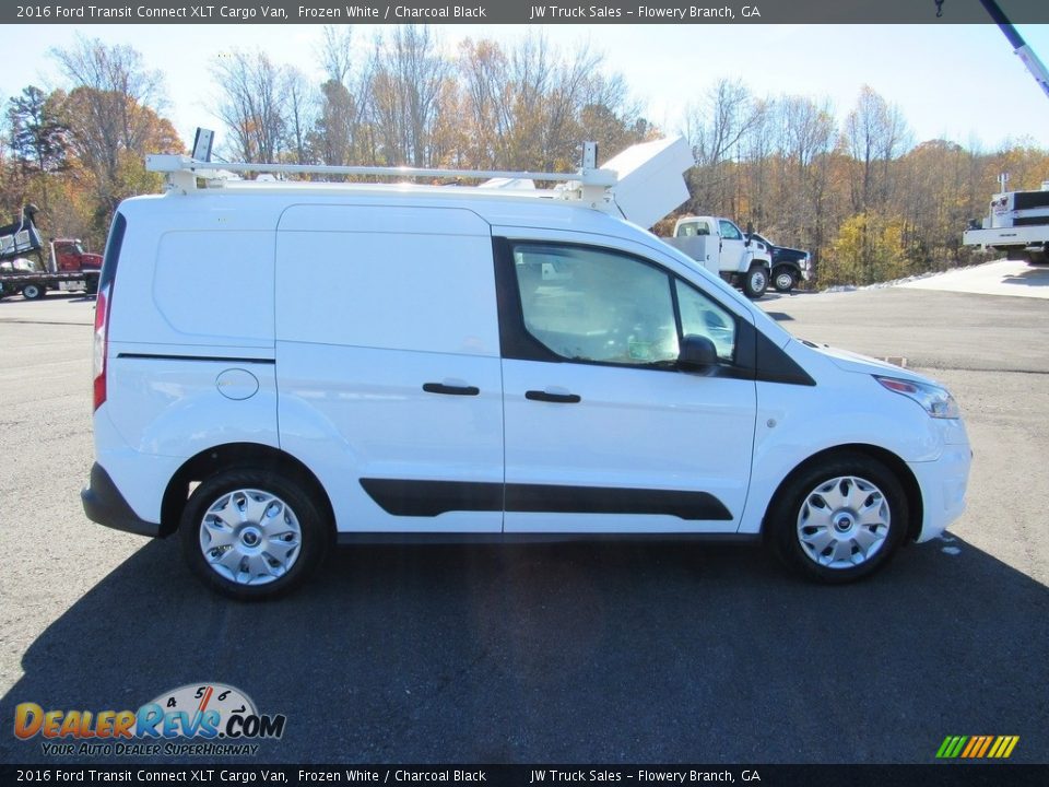 Frozen White 2016 Ford Transit Connect XLT Cargo Van Photo #6