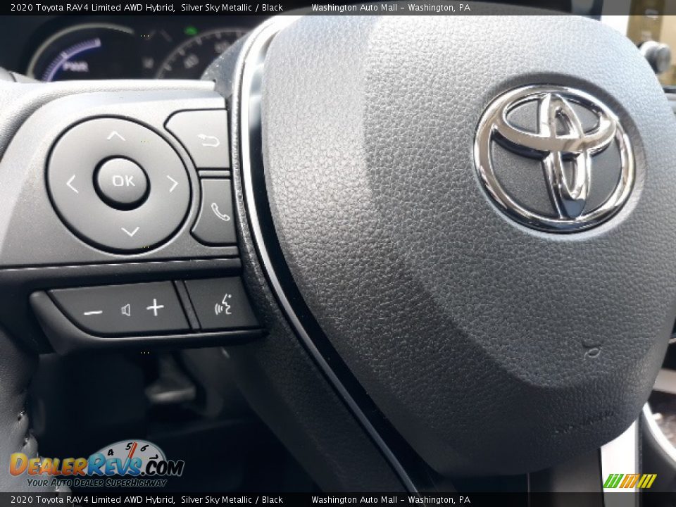 2020 Toyota RAV4 Limited AWD Hybrid Silver Sky Metallic / Black Photo #5