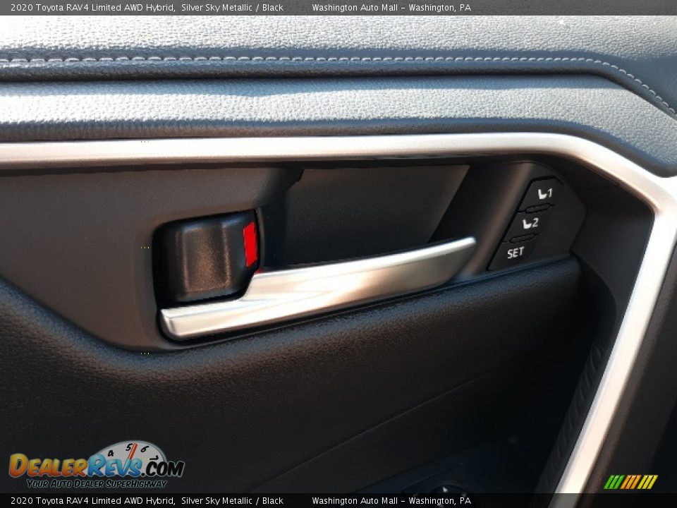 2020 Toyota RAV4 Limited AWD Hybrid Silver Sky Metallic / Black Photo #8
