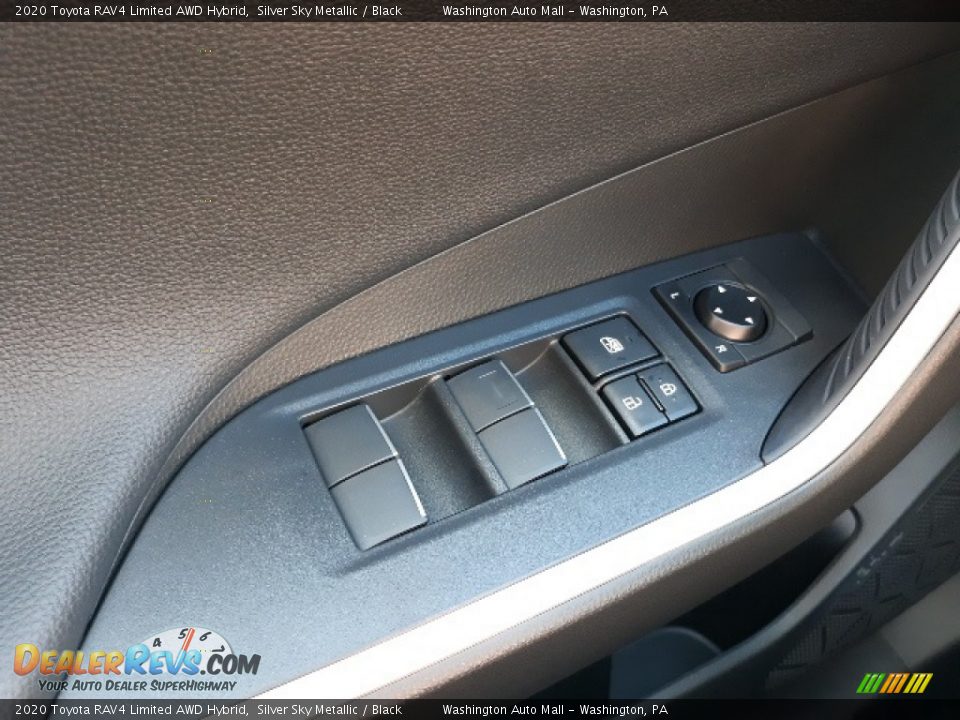 2020 Toyota RAV4 Limited AWD Hybrid Silver Sky Metallic / Black Photo #9