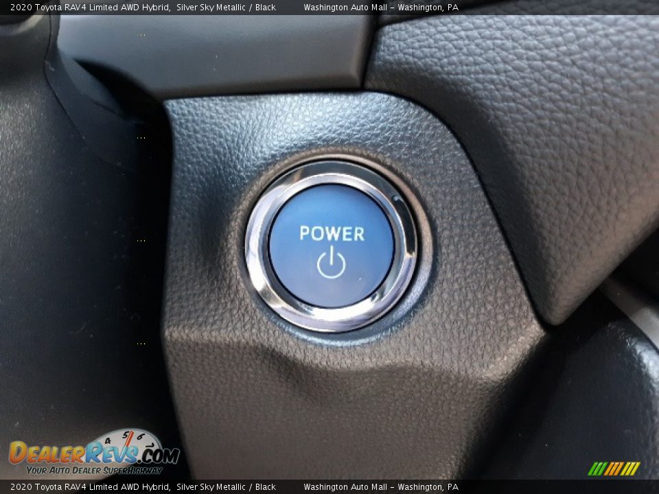 2020 Toyota RAV4 Limited AWD Hybrid Silver Sky Metallic / Black Photo #11