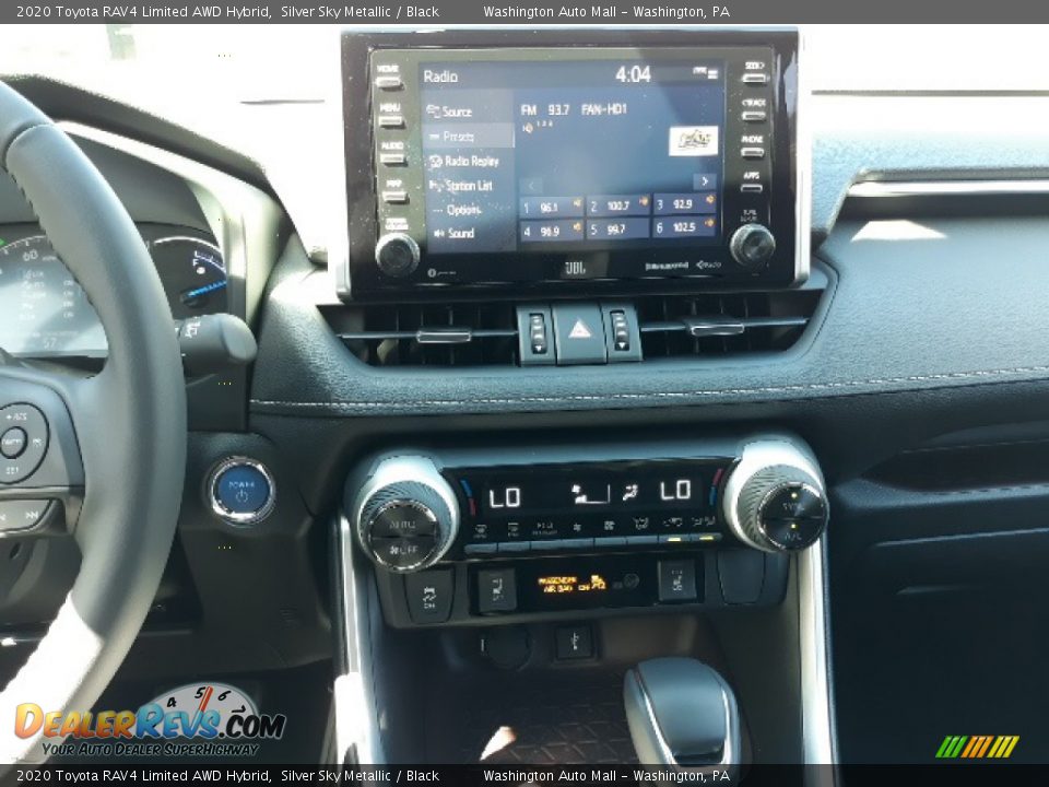 2020 Toyota RAV4 Limited AWD Hybrid Silver Sky Metallic / Black Photo #12