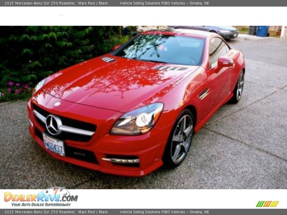 2015 Mercedes-Benz SLK 250 Roadster Mars Red / Black Photo #17