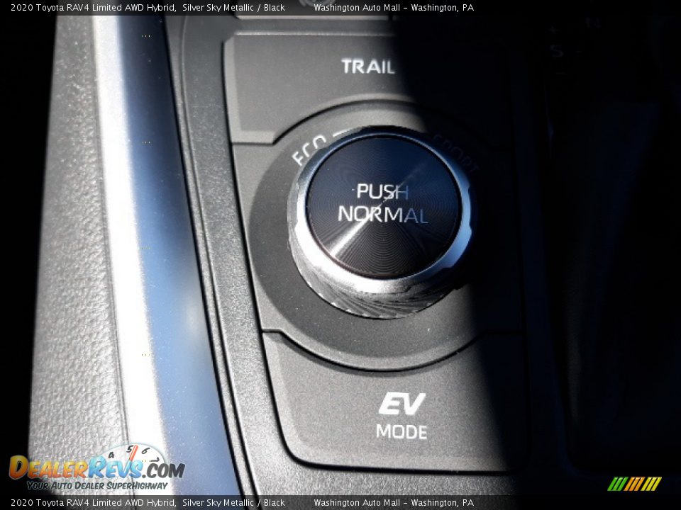2020 Toyota RAV4 Limited AWD Hybrid Silver Sky Metallic / Black Photo #17
