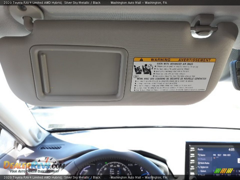 2020 Toyota RAV4 Limited AWD Hybrid Silver Sky Metallic / Black Photo #18
