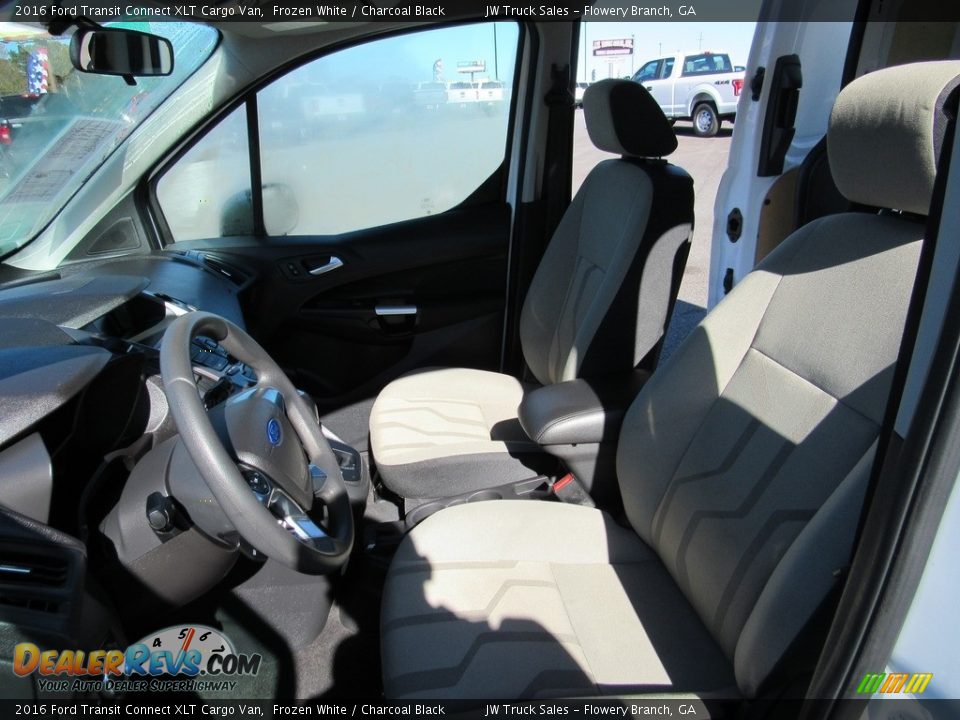 2016 Ford Transit Connect XLT Cargo Van Frozen White / Charcoal Black Photo #18