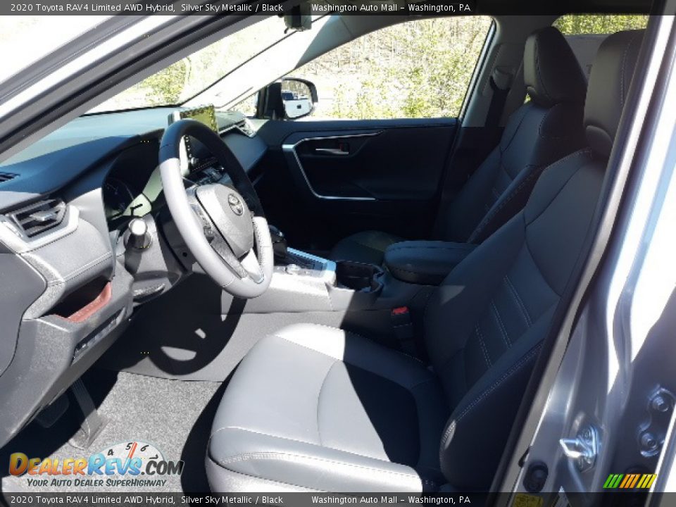 2020 Toyota RAV4 Limited AWD Hybrid Silver Sky Metallic / Black Photo #21