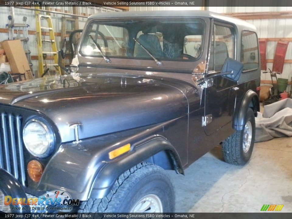 Pewter Gray Metallic 1977 Jeep CJ7 4x4 Photo #1