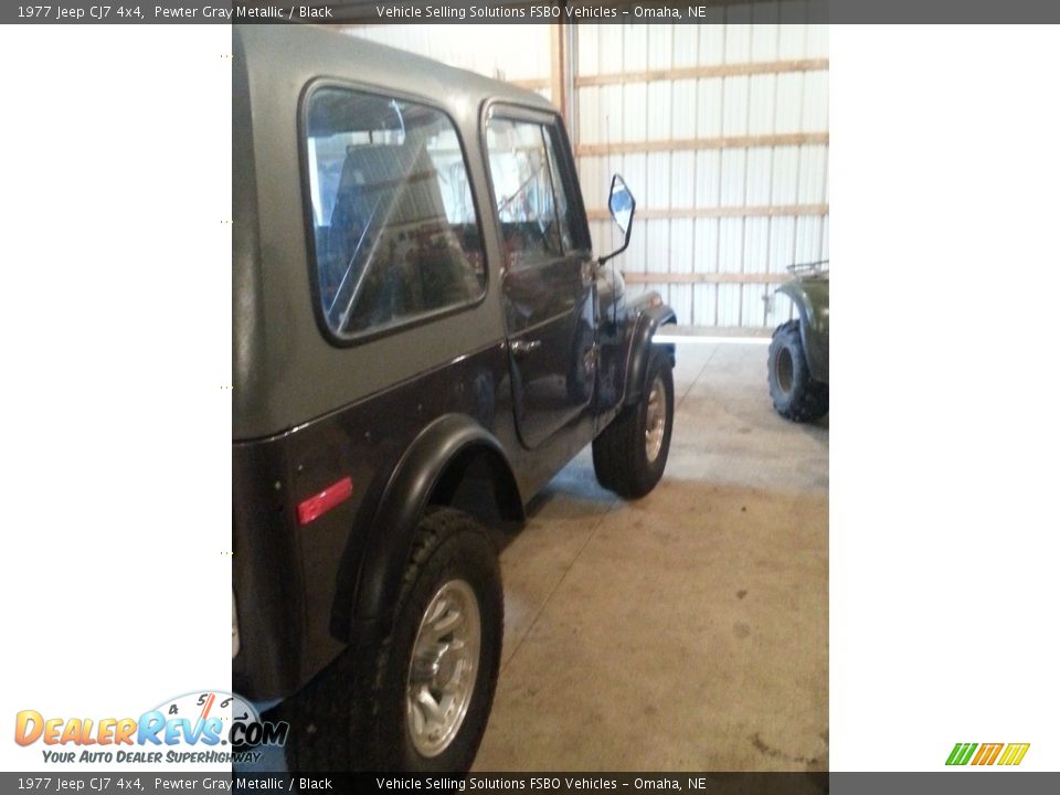 1977 Jeep CJ7 4x4 Pewter Gray Metallic / Black Photo #2