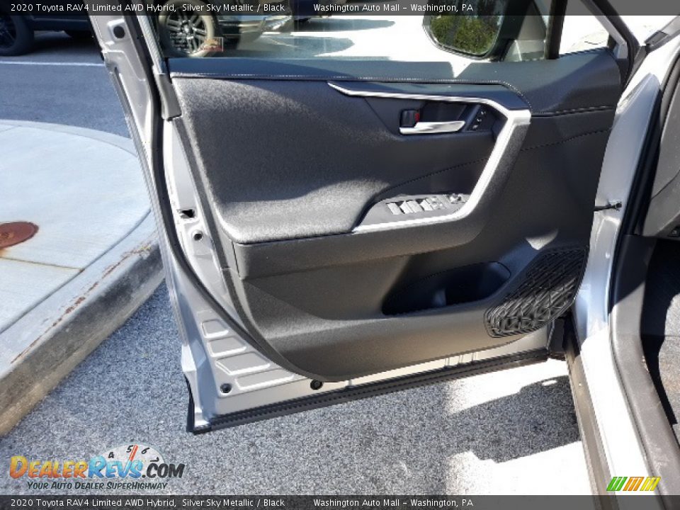 2020 Toyota RAV4 Limited AWD Hybrid Silver Sky Metallic / Black Photo #25