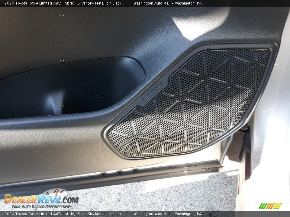 2020 Toyota RAV4 Limited AWD Hybrid Silver Sky Metallic / Black Photo #26