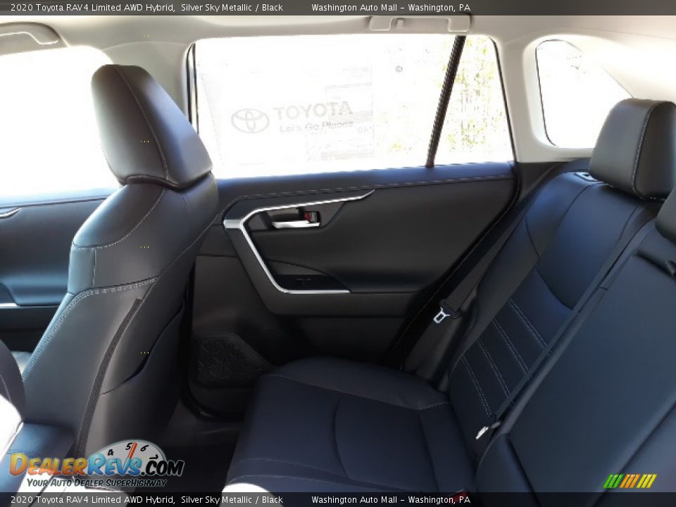 2020 Toyota RAV4 Limited AWD Hybrid Silver Sky Metallic / Black Photo #28