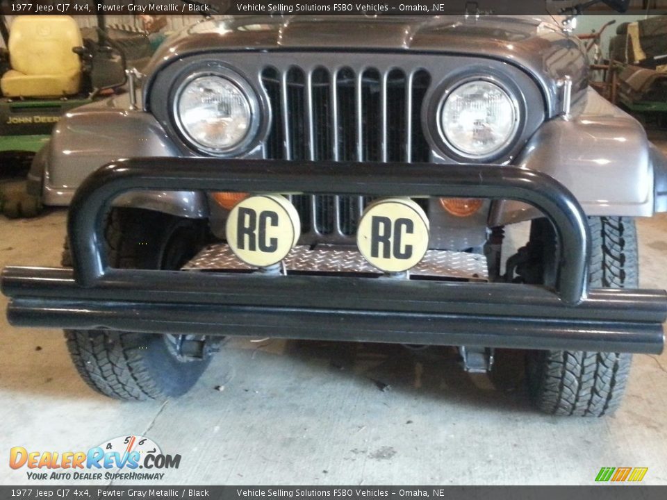 1977 Jeep CJ7 4x4 Pewter Gray Metallic / Black Photo #16