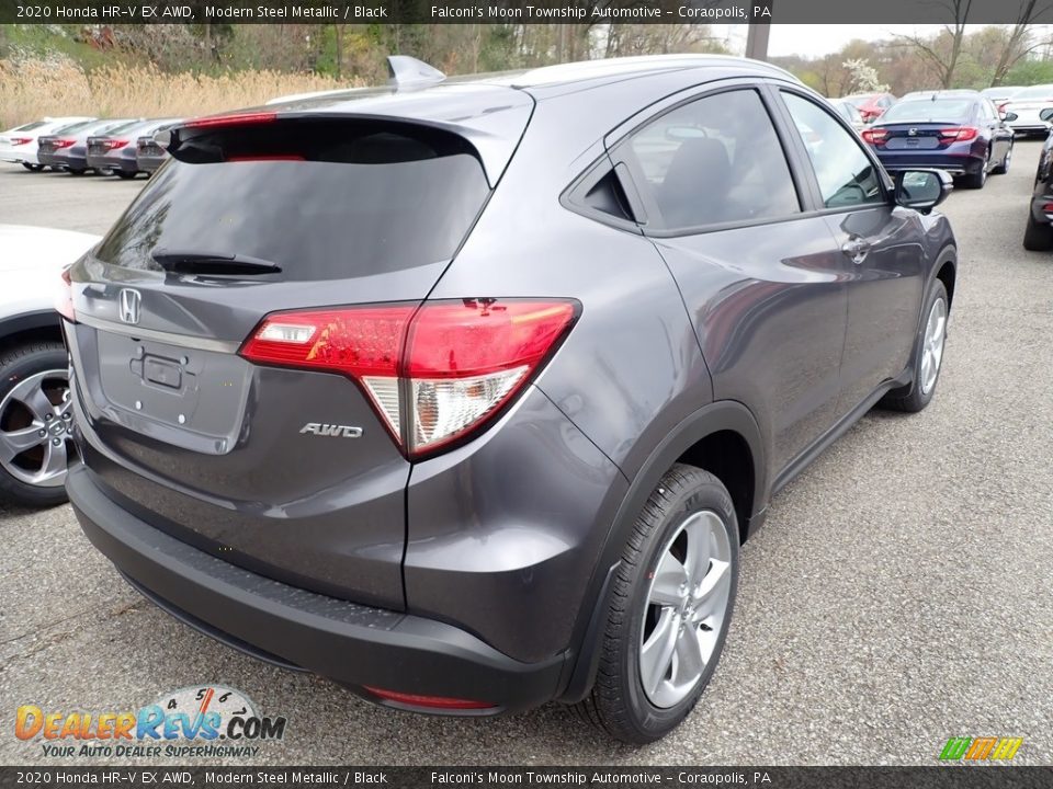 2020 Honda HR-V EX AWD Modern Steel Metallic / Black Photo #4