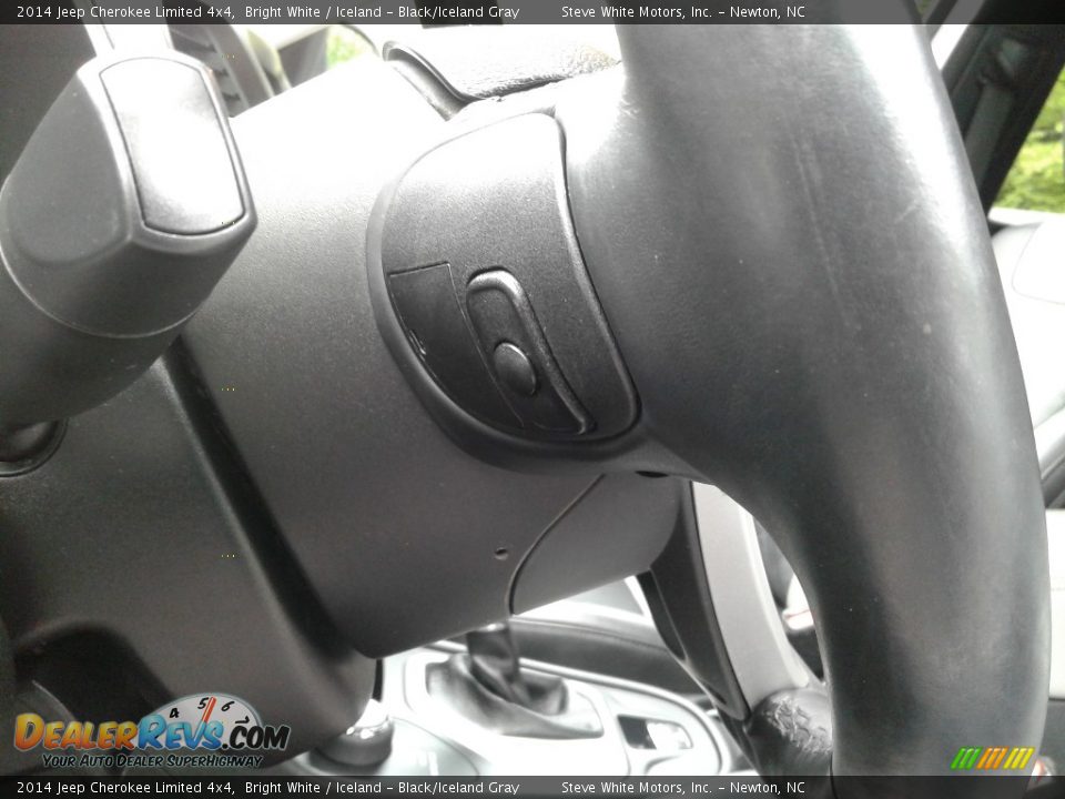 2014 Jeep Cherokee Limited 4x4 Bright White / Iceland - Black/Iceland Gray Photo #12