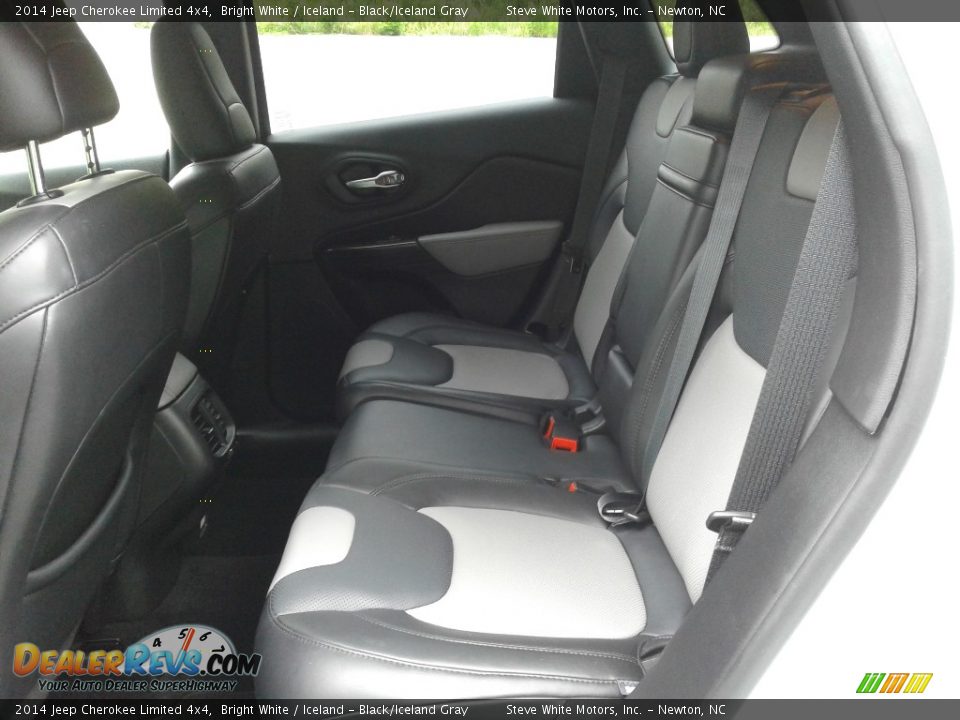 2014 Jeep Cherokee Limited 4x4 Bright White / Iceland - Black/Iceland Gray Photo #13