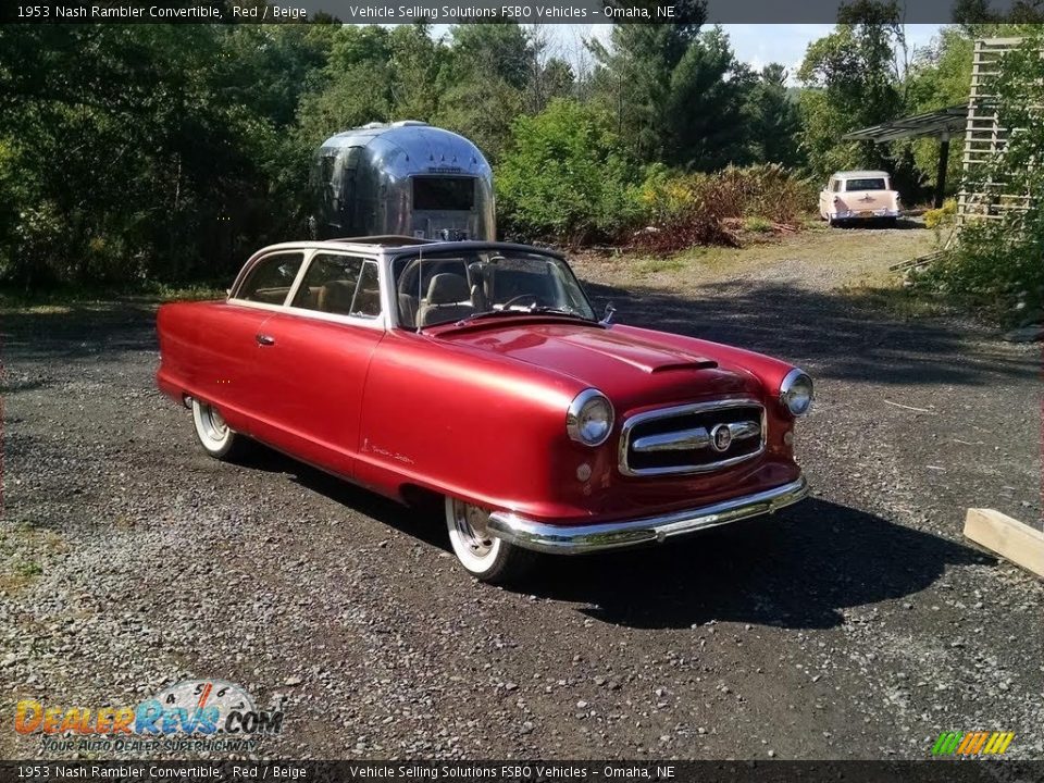 1953 Nash Rambler Convertible Red / Beige Photo #1