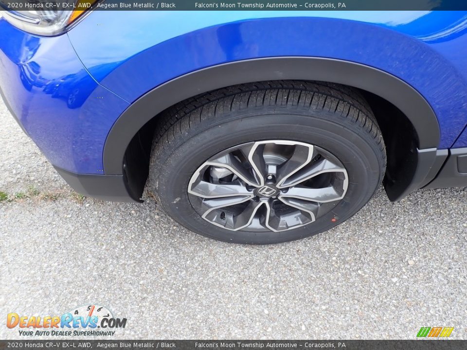 2020 Honda CR-V EX-L AWD Aegean Blue Metallic / Black Photo #2