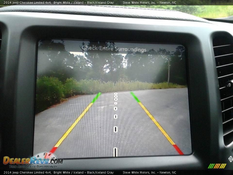 2014 Jeep Cherokee Limited 4x4 Bright White / Iceland - Black/Iceland Gray Photo #26