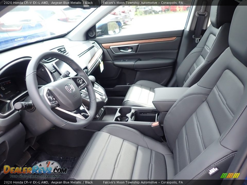 Black Interior - 2020 Honda CR-V EX-L AWD Photo #8