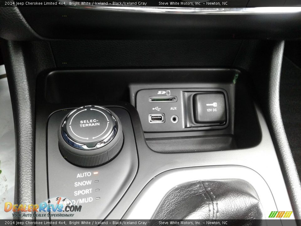2014 Jeep Cherokee Limited 4x4 Bright White / Iceland - Black/Iceland Gray Photo #28