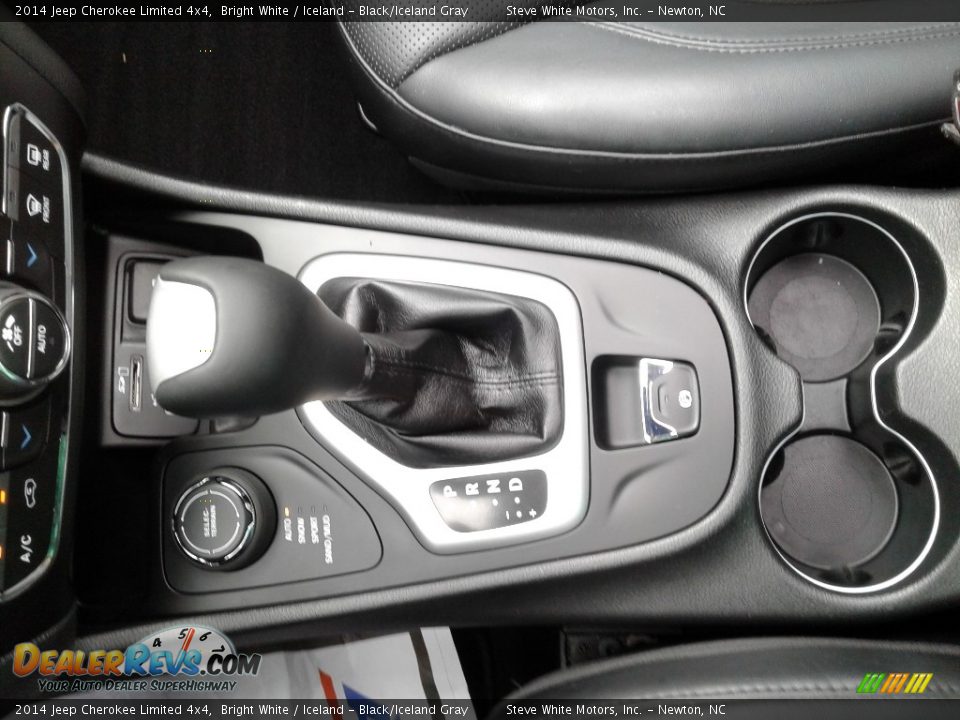 2014 Jeep Cherokee Limited 4x4 Bright White / Iceland - Black/Iceland Gray Photo #29