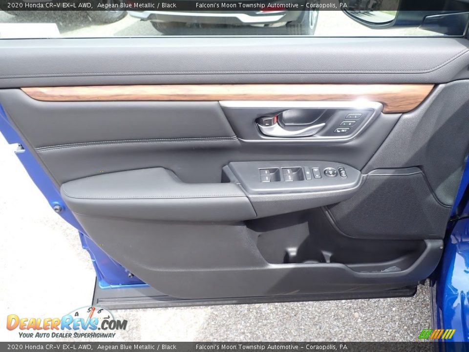 2020 Honda CR-V EX-L AWD Aegean Blue Metallic / Black Photo #11