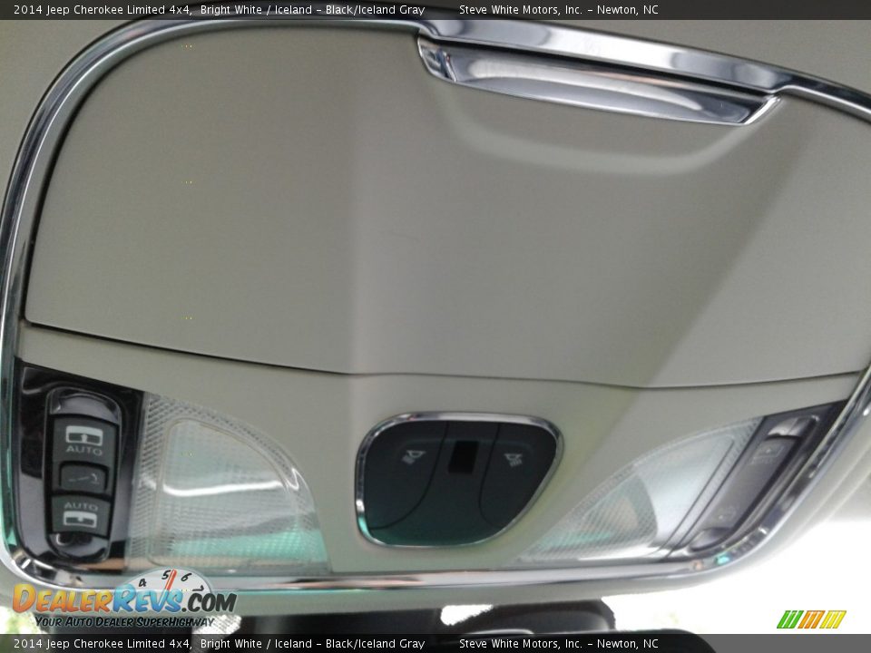 2014 Jeep Cherokee Limited 4x4 Bright White / Iceland - Black/Iceland Gray Photo #31