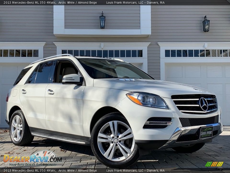 2013 Mercedes-Benz ML 350 4Matic Arctic White / Almond Beige Photo #5