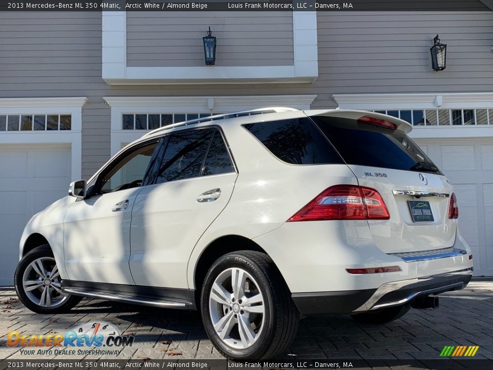 2013 Mercedes-Benz ML 350 4Matic Arctic White / Almond Beige Photo #6