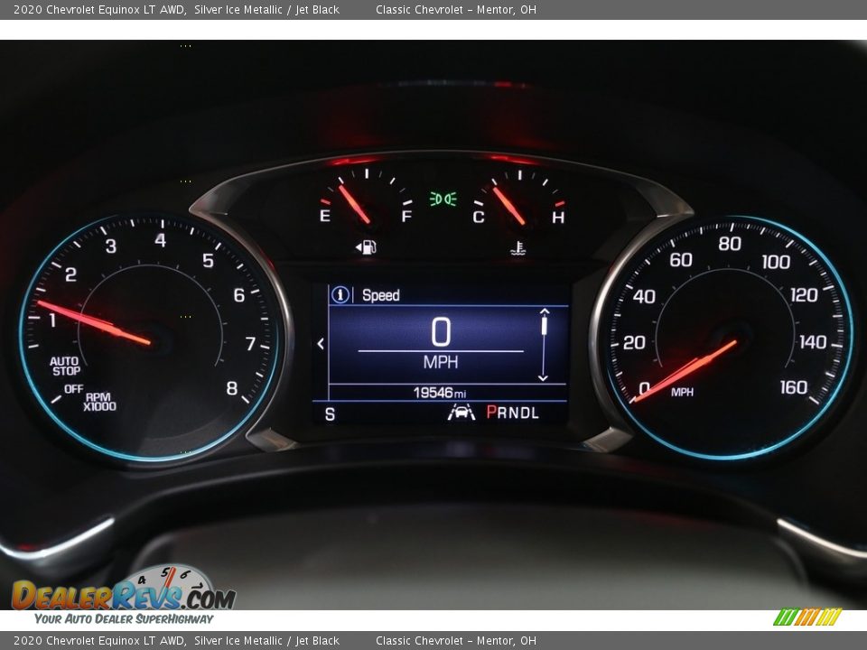 2020 Chevrolet Equinox LT AWD Silver Ice Metallic / Jet Black Photo #8