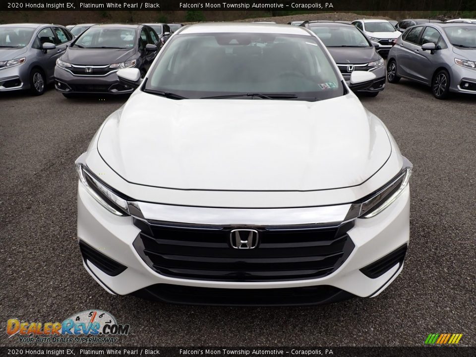 2020 Honda Insight EX Platinum White Pearl / Black Photo #7