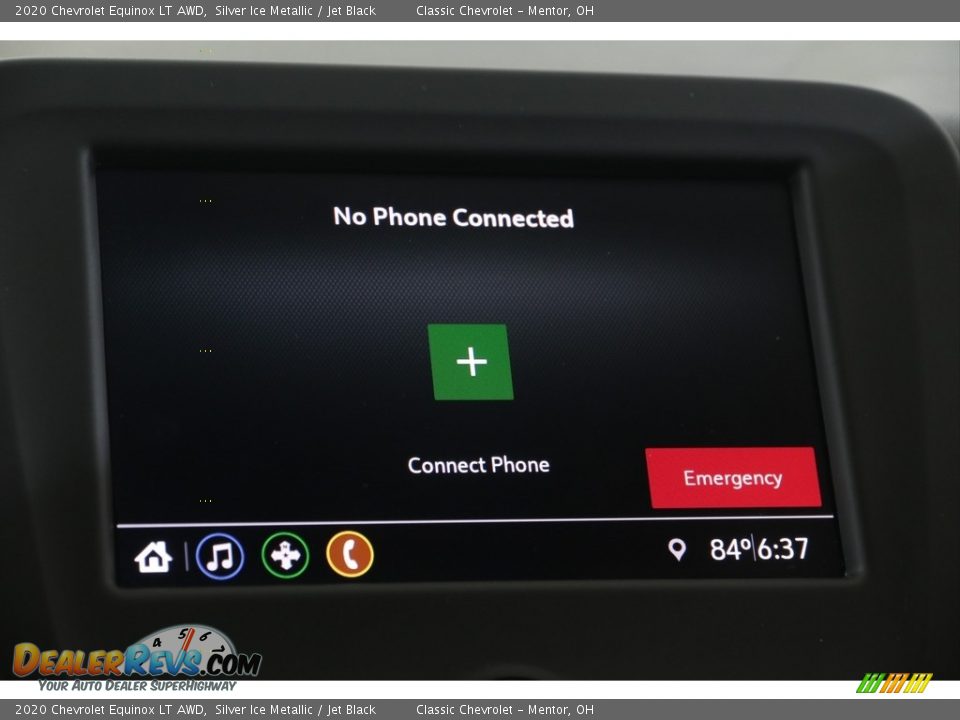 2020 Chevrolet Equinox LT AWD Silver Ice Metallic / Jet Black Photo #12
