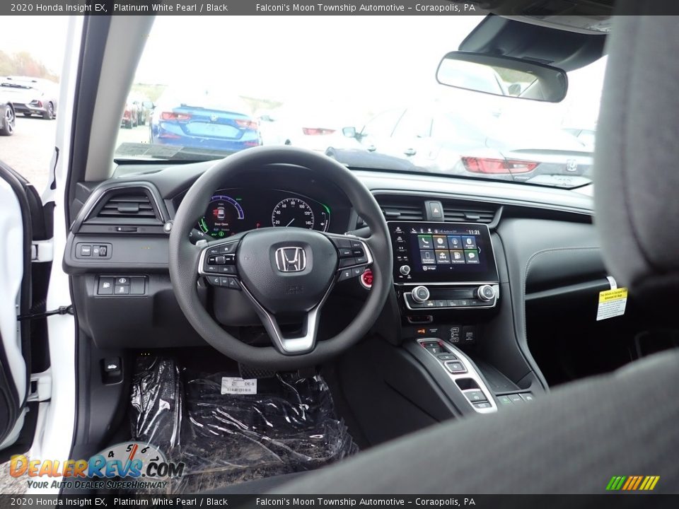 2020 Honda Insight EX Platinum White Pearl / Black Photo #11
