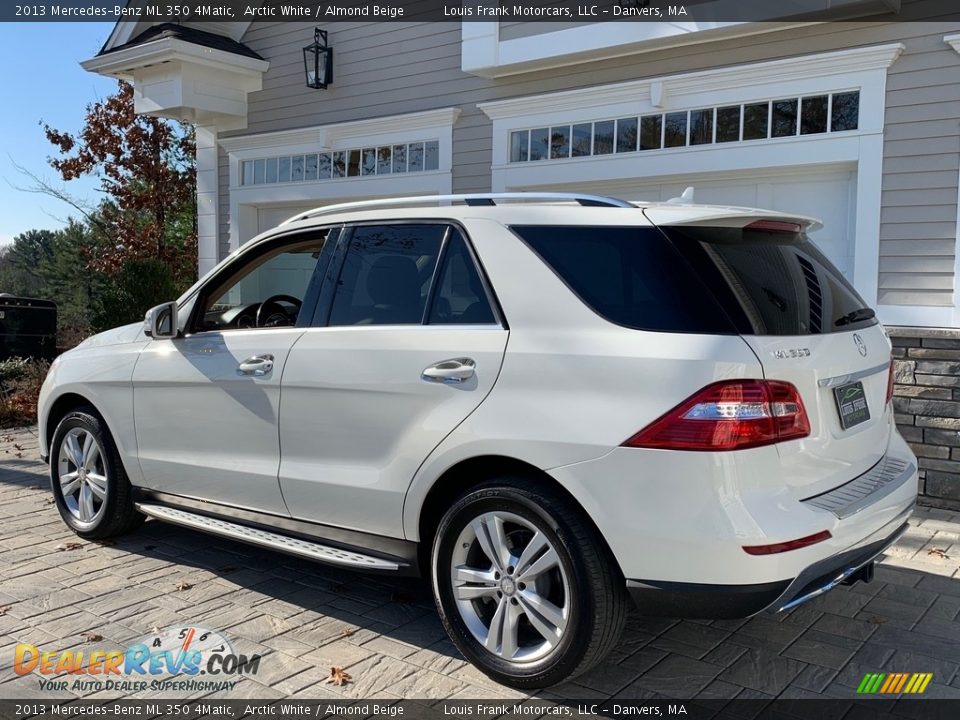 2013 Mercedes-Benz ML 350 4Matic Arctic White / Almond Beige Photo #19