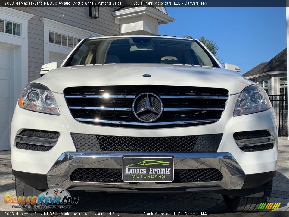 2013 Mercedes-Benz ML 350 4Matic Arctic White / Almond Beige Photo #24