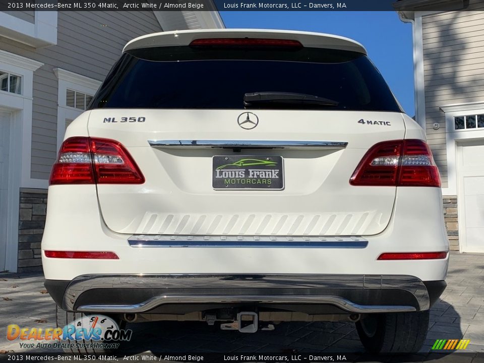 2013 Mercedes-Benz ML 350 4Matic Arctic White / Almond Beige Photo #27