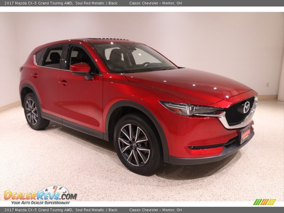 2017 Mazda CX-5 Grand Touring AWD Soul Red Metallic / Black Photo #1