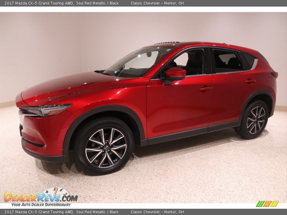 2017 Mazda CX-5 Grand Touring AWD Soul Red Metallic / Black Photo #3