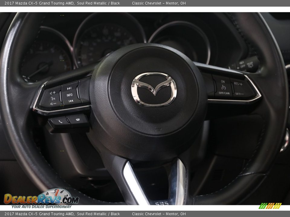 2017 Mazda CX-5 Grand Touring AWD Soul Red Metallic / Black Photo #7