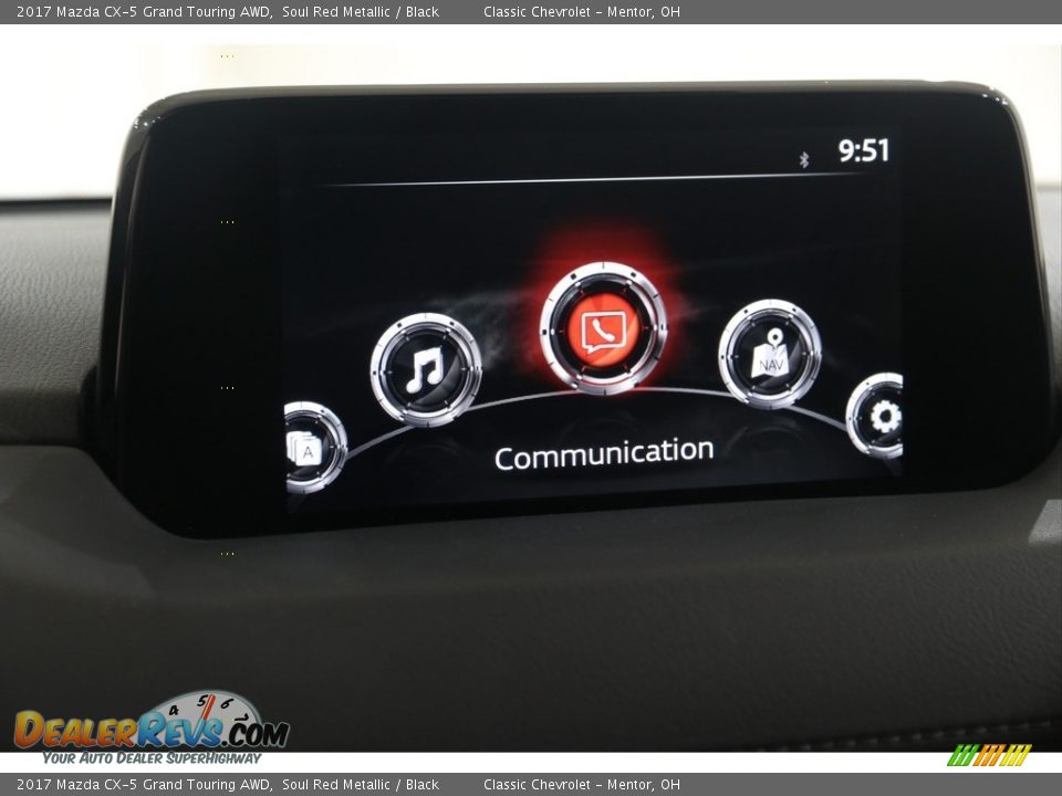 2017 Mazda CX-5 Grand Touring AWD Soul Red Metallic / Black Photo #10