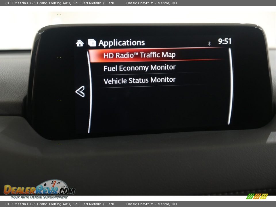 2017 Mazda CX-5 Grand Touring AWD Soul Red Metallic / Black Photo #11