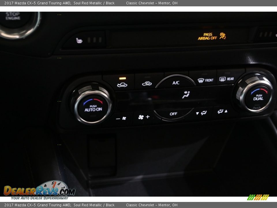 2017 Mazda CX-5 Grand Touring AWD Soul Red Metallic / Black Photo #15